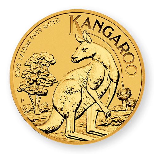 1/10oz 2023 Gold Kangaroo Perth Mint Coin