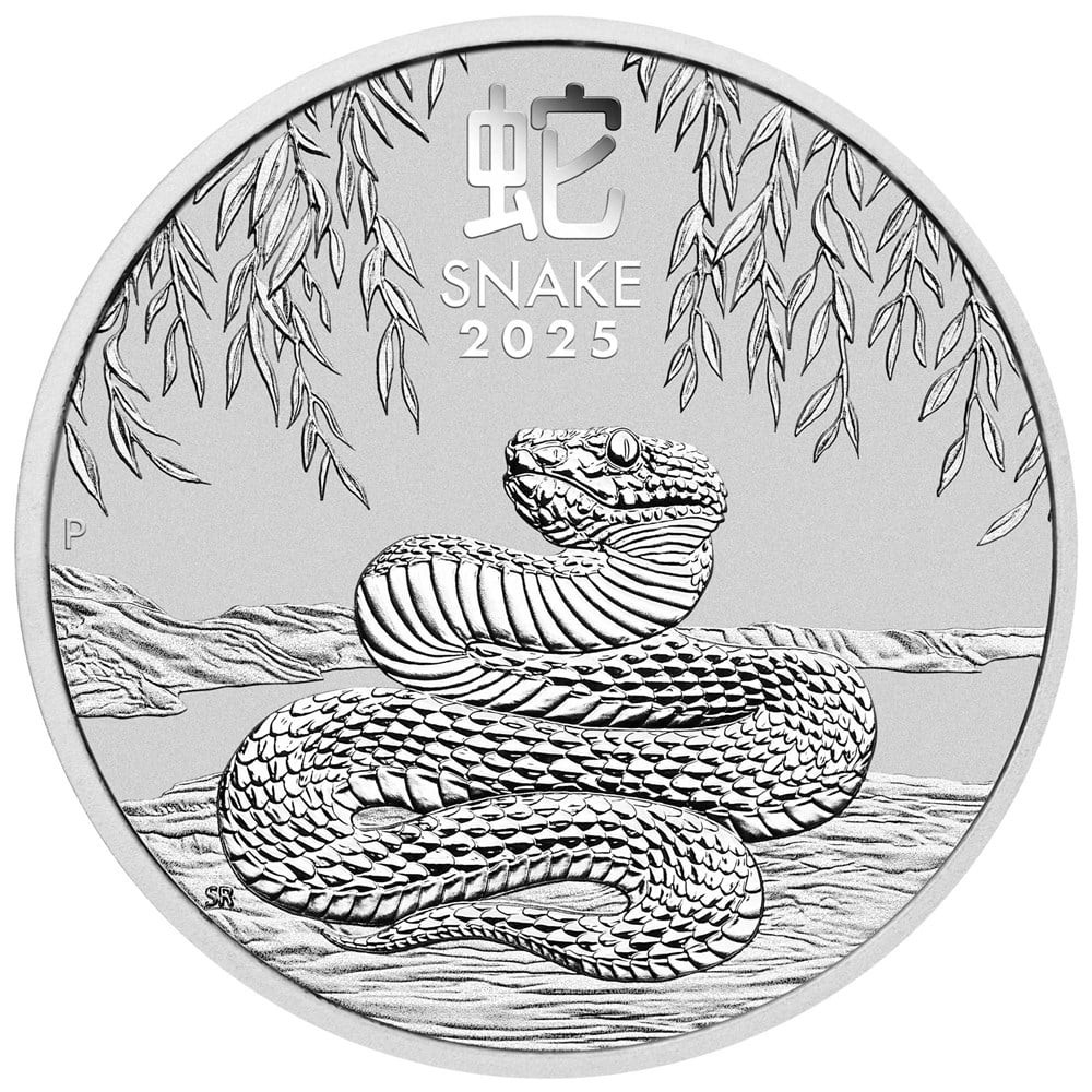 1oz Silver Lunar Snake Coin 2025