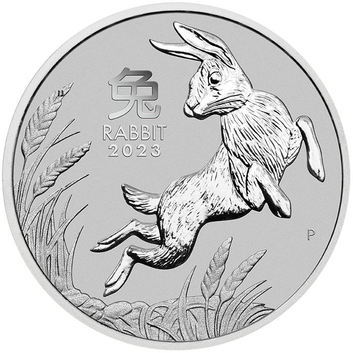 Platinum Lunar Rabbit Coin 1oz by Perth Mint
