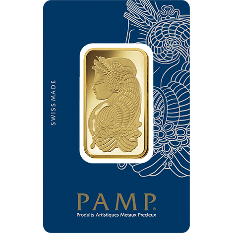 1/2 oz PAMP Minted Gold Bar