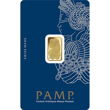 PAMP 2.5 Gold Minted Bar