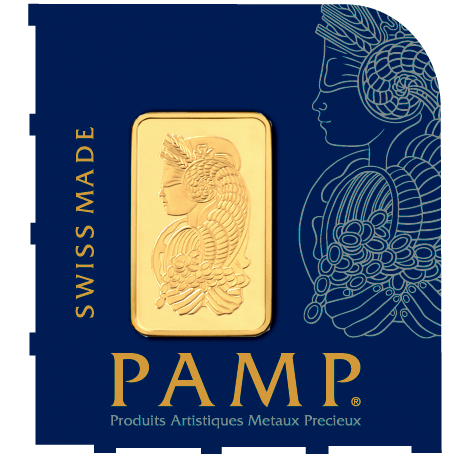 PAMP Multigram 1g gold bars