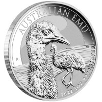 1oz Silver Emu 2022 Perth Mint Coin