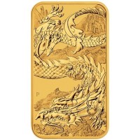 1oz Dragon Gold Coin Bar from Perth Mint 2023