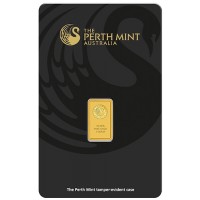 1 gram Perth Mint gold bar