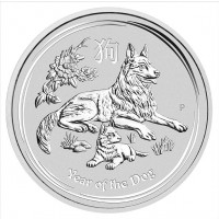 Perth Mint Lunar Dog 1oz Silver Coin