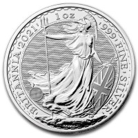 1oz 2021 Silver Britannia UK Mint
