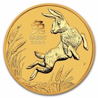 1/4oz 2023 Perth Mint Gold Rabbit Coin