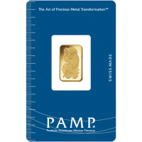 5 Gram PAMP gold minted bar