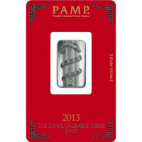 10g PAMP lunar silver bar
