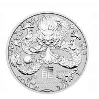 1oz 2024 Lunar Dragon Silver Coin