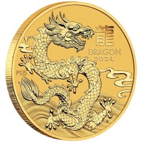 1oz Lunar Dragon 2024 Gold Coin