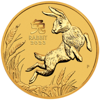 1/2oz 2023 Gold Rabbit Coin