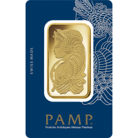 PAMP Minted gold bar 100 g