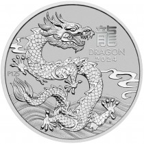 Platinum Lunar 1oz Dragon coin by Perth Mint