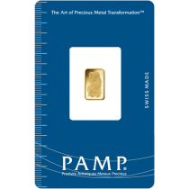 1 gram PAMP Gold Bar