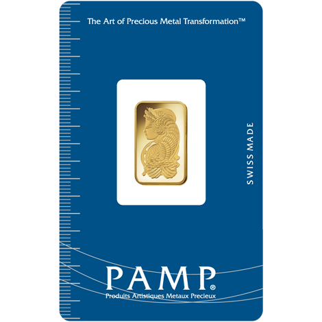 5 Gram PAMP gold minted bar