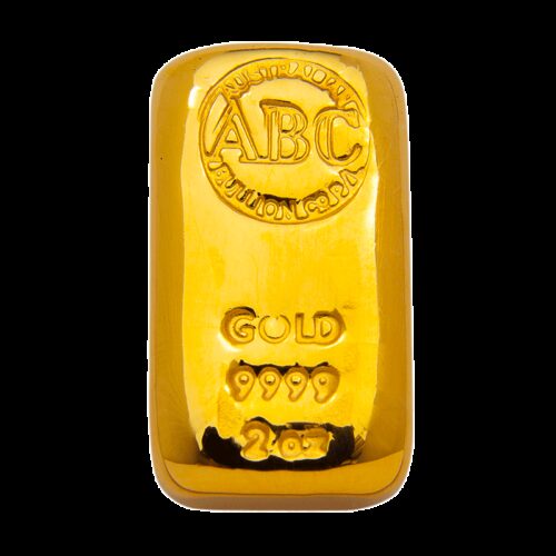 2oz Gold ABC bullion bar