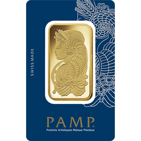 PAMP Minted gold bar 100 g