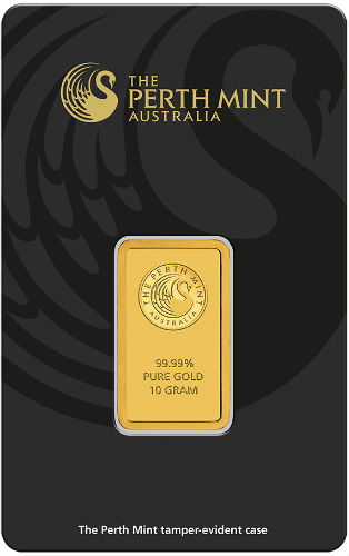 10 gram Perth Mint Gold bar