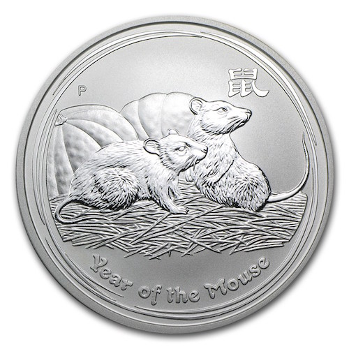 Lunar Mouse Silver Coin