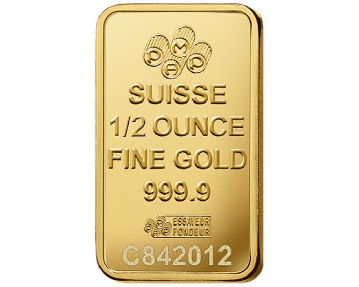 1/2 oz PAMP Minted Gold Bar - Image 2
