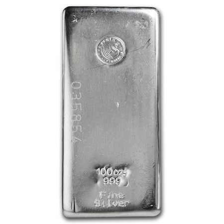 100oz Perth mint Silver bar