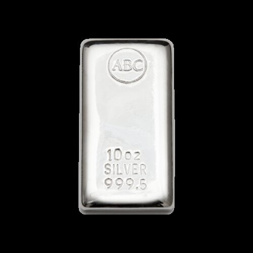 10oz ABC Bullion Silver Bar