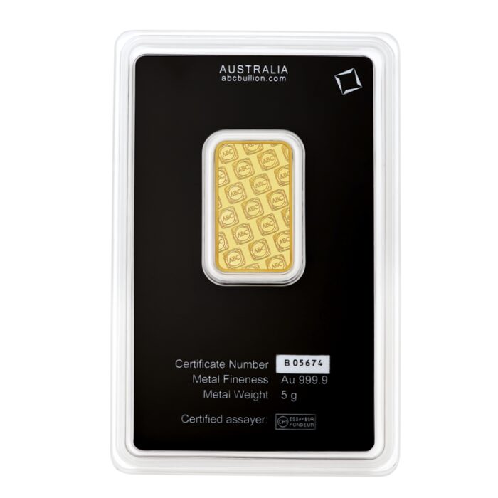 5 Gram ABC Minted Gold Bar - Image 2