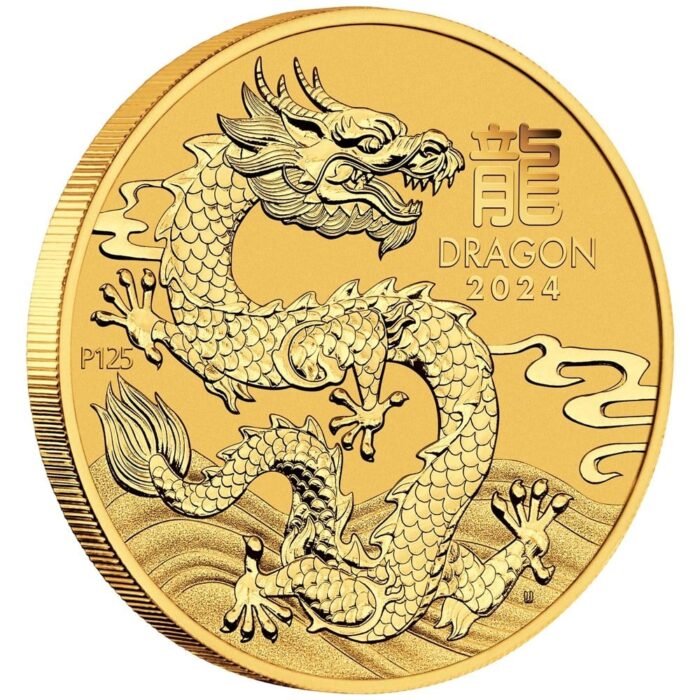 1oz Lunar Dragon 2024 Gold Coins