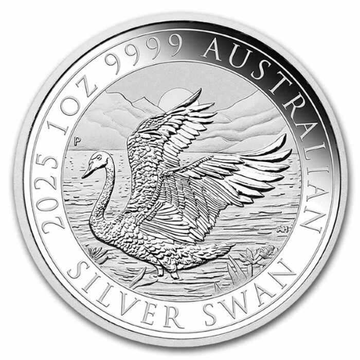 1oz Silver Swan coin